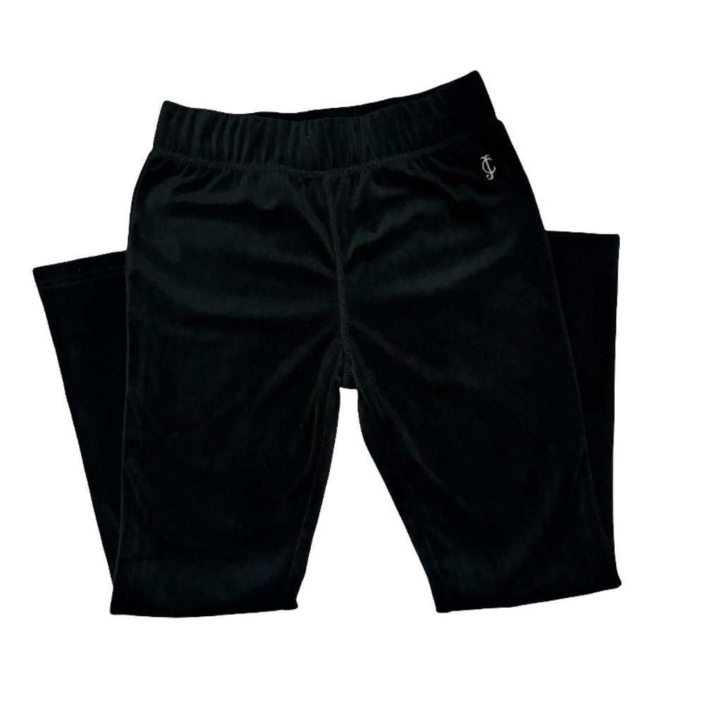 Juicy Couture Black Velour Track Pants